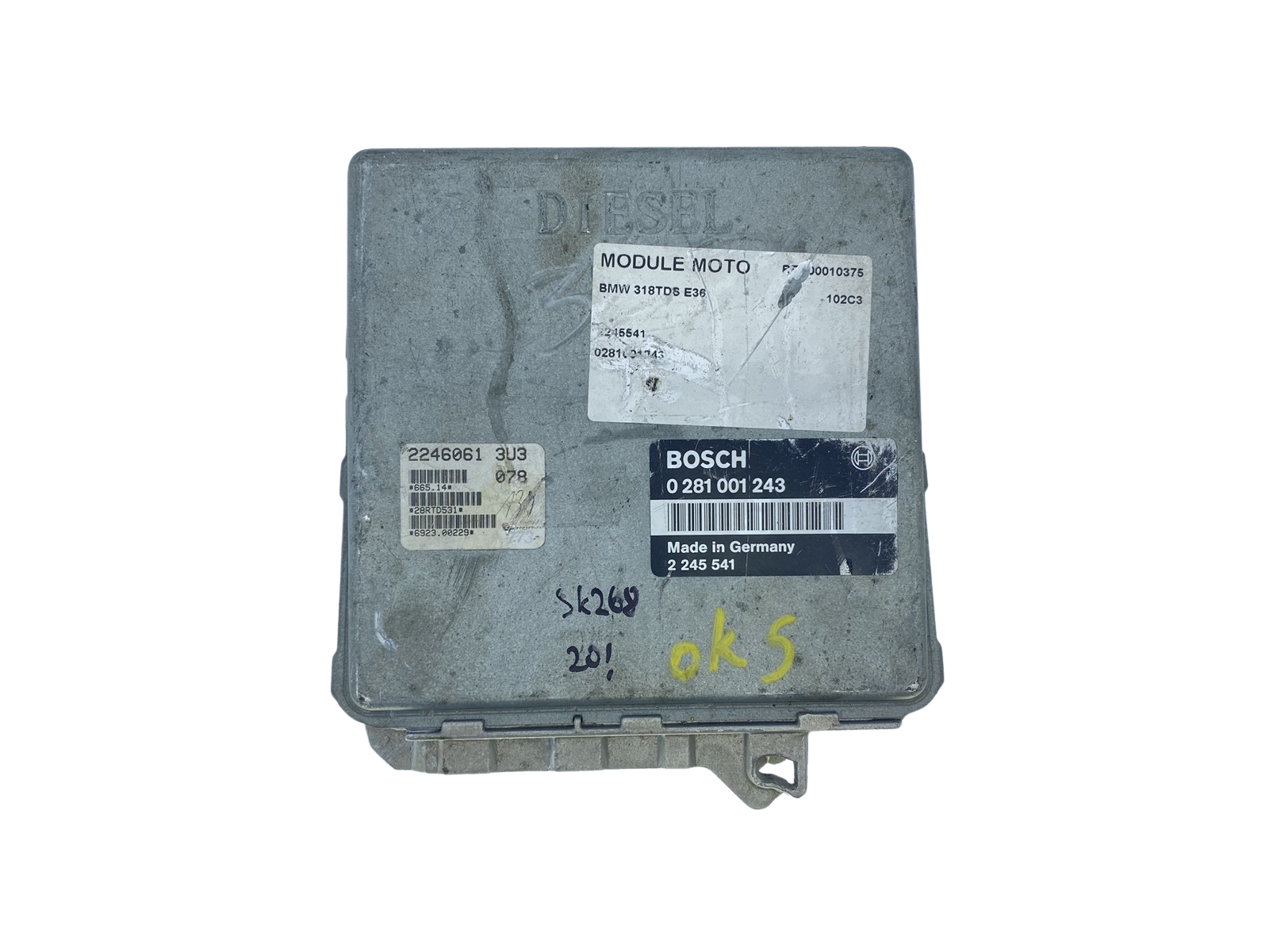 Ohjausyksikkö BMW 2245541 0281001243 2246061 3U3 Bosch 54558 main product photo