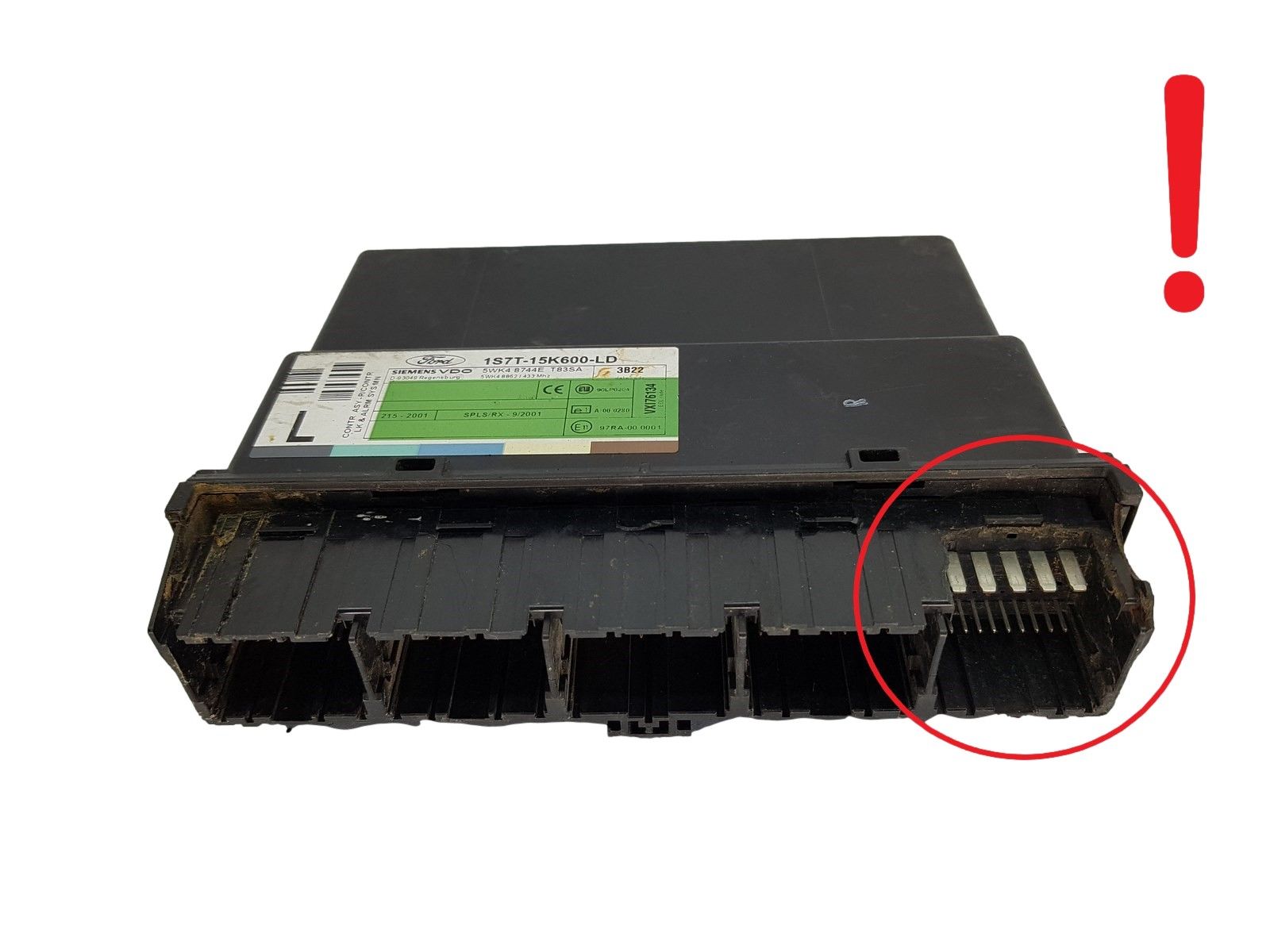 Ohjausyksikkö 1S7T-15K600-LD 5WK4 8744E T83SA Ford Siemens VDO main product photo
