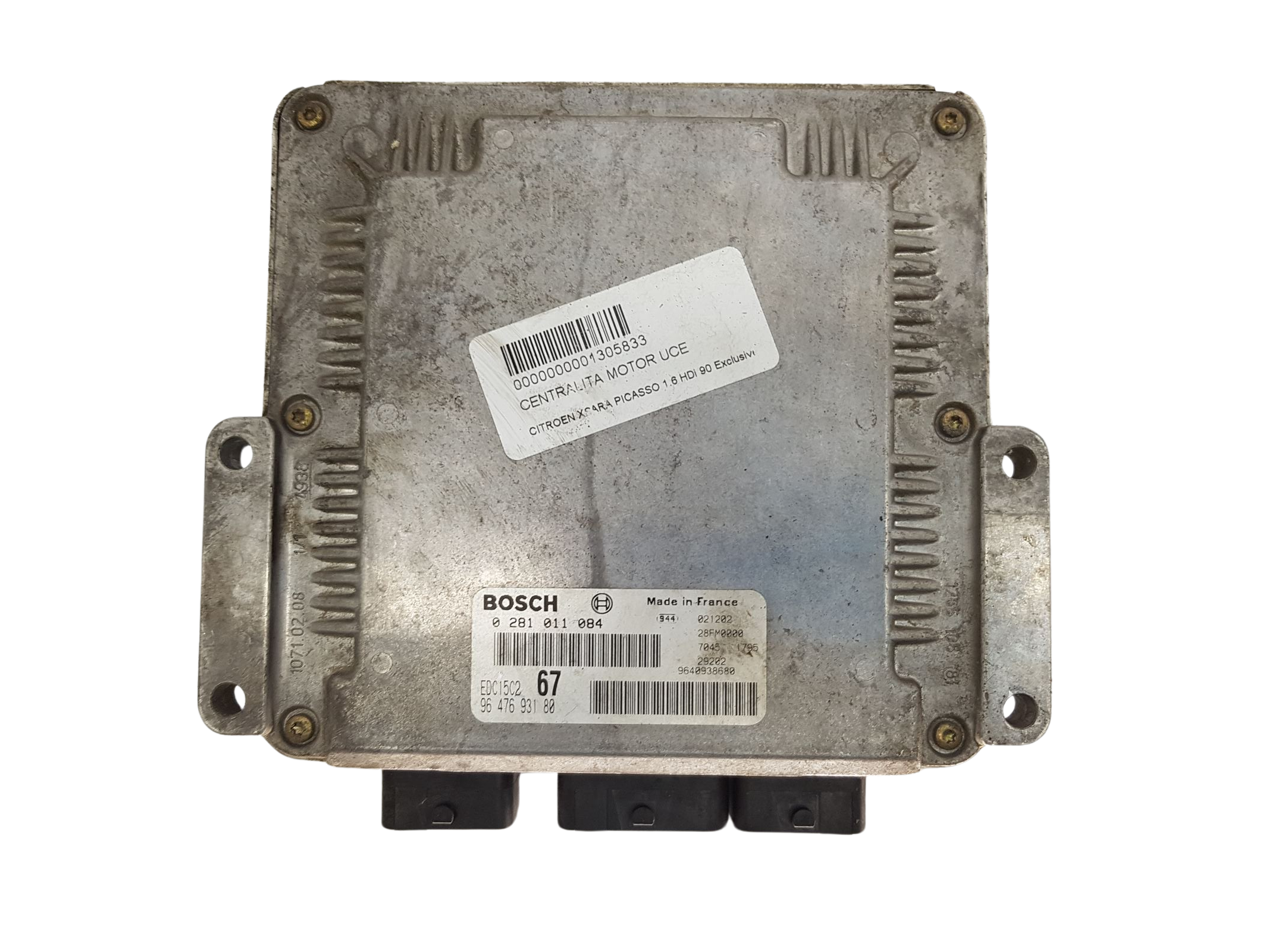 Ohjausyksikkö 0281011084 9640938680 9647693180 PSA Bosch 3397 main product photo