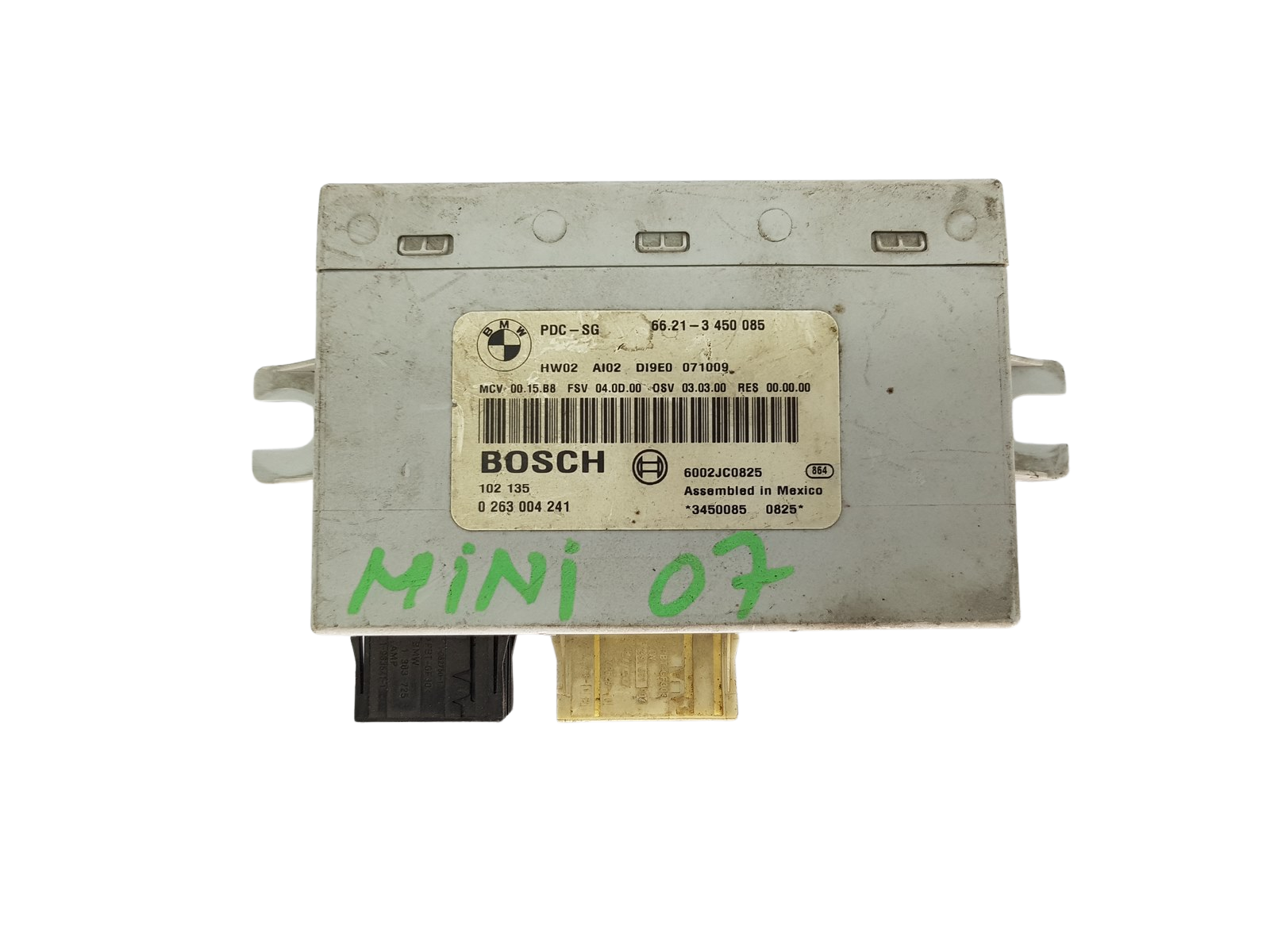 Ohjausyksikkö 66.21-3 450 085 0263004241 6002JC0825 BMW Bosch main product photo