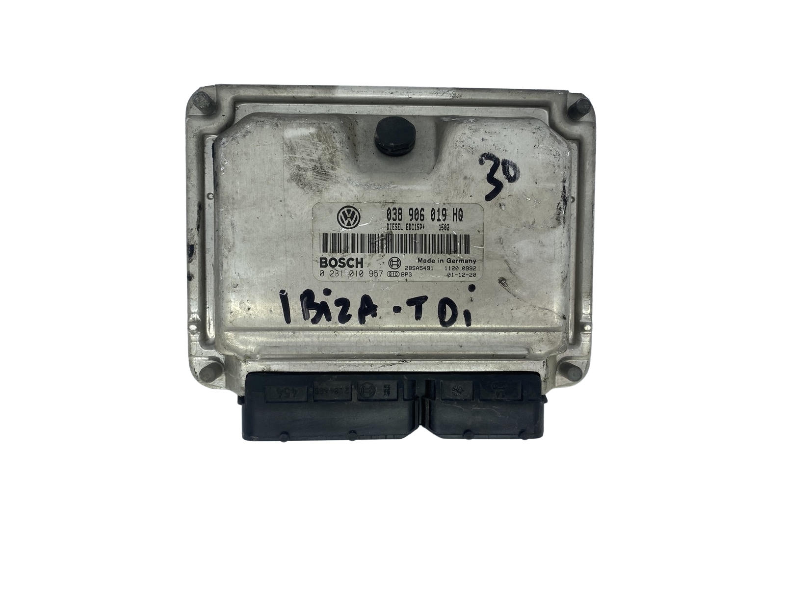 Ohjausyksikkö 038906019HQ 0281010957 VW Seat Bosch 51884 main product photo