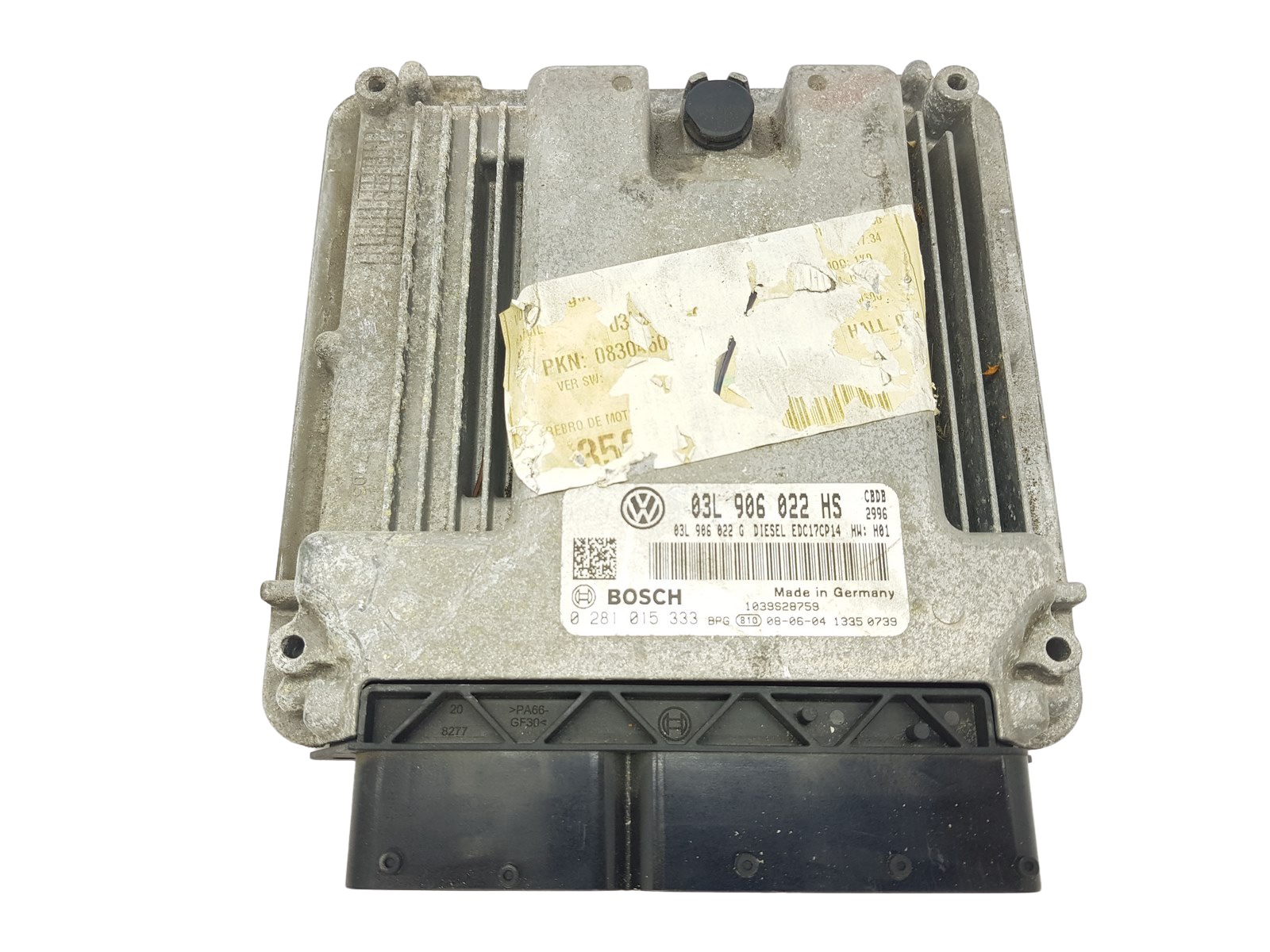 Ohjausyksikkö 03L906022HS 0281015333 VW Bosch main product photo