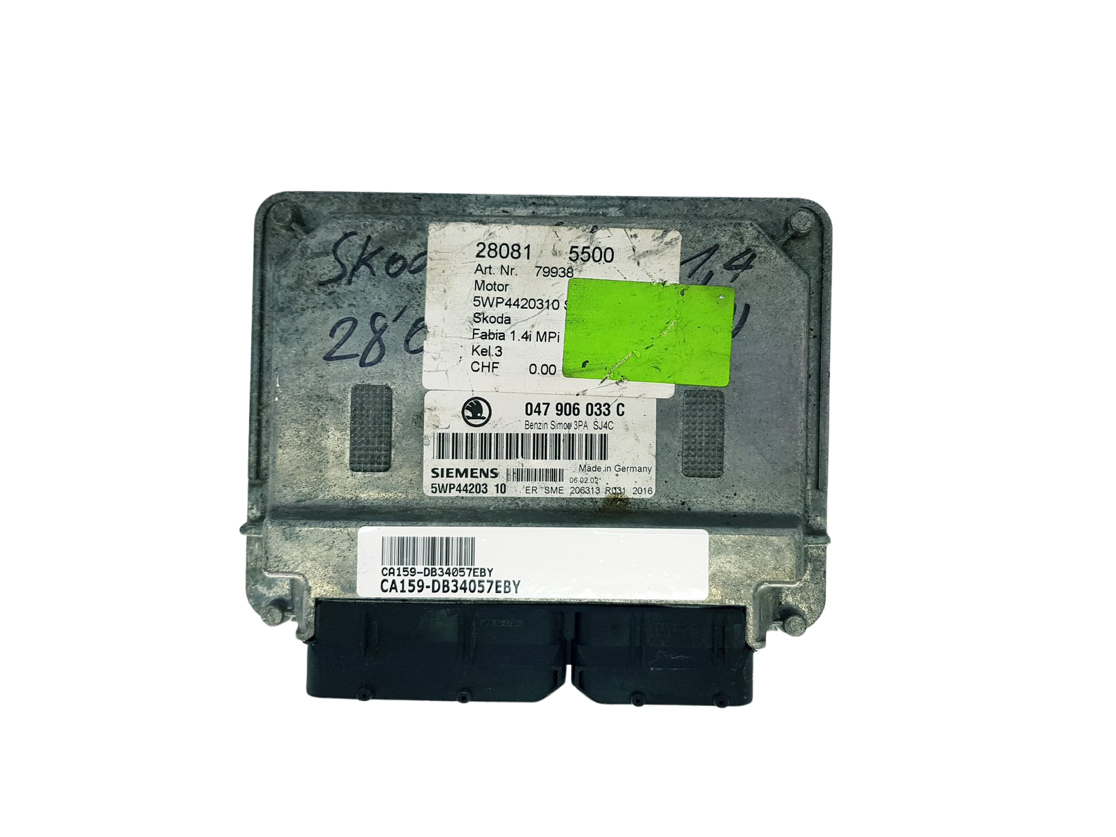 Ohjausyksikkö 047906033C 5WP44203 10 Skoda Siemens 34057 main product photo
