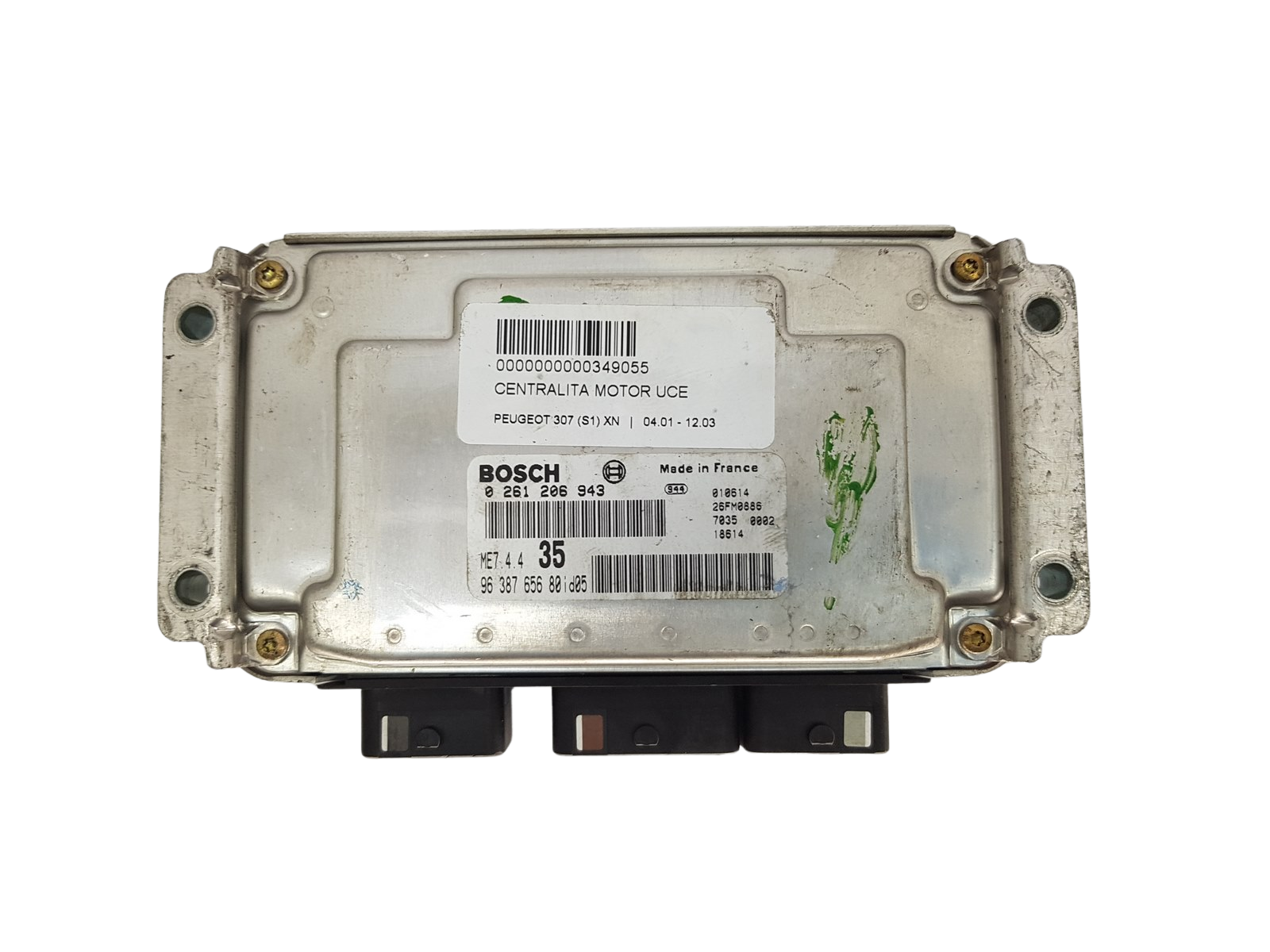 Ohjausyksikkö 0261206943 9638765680id05 26FM0886 PSA Bosch 3635 main product photo