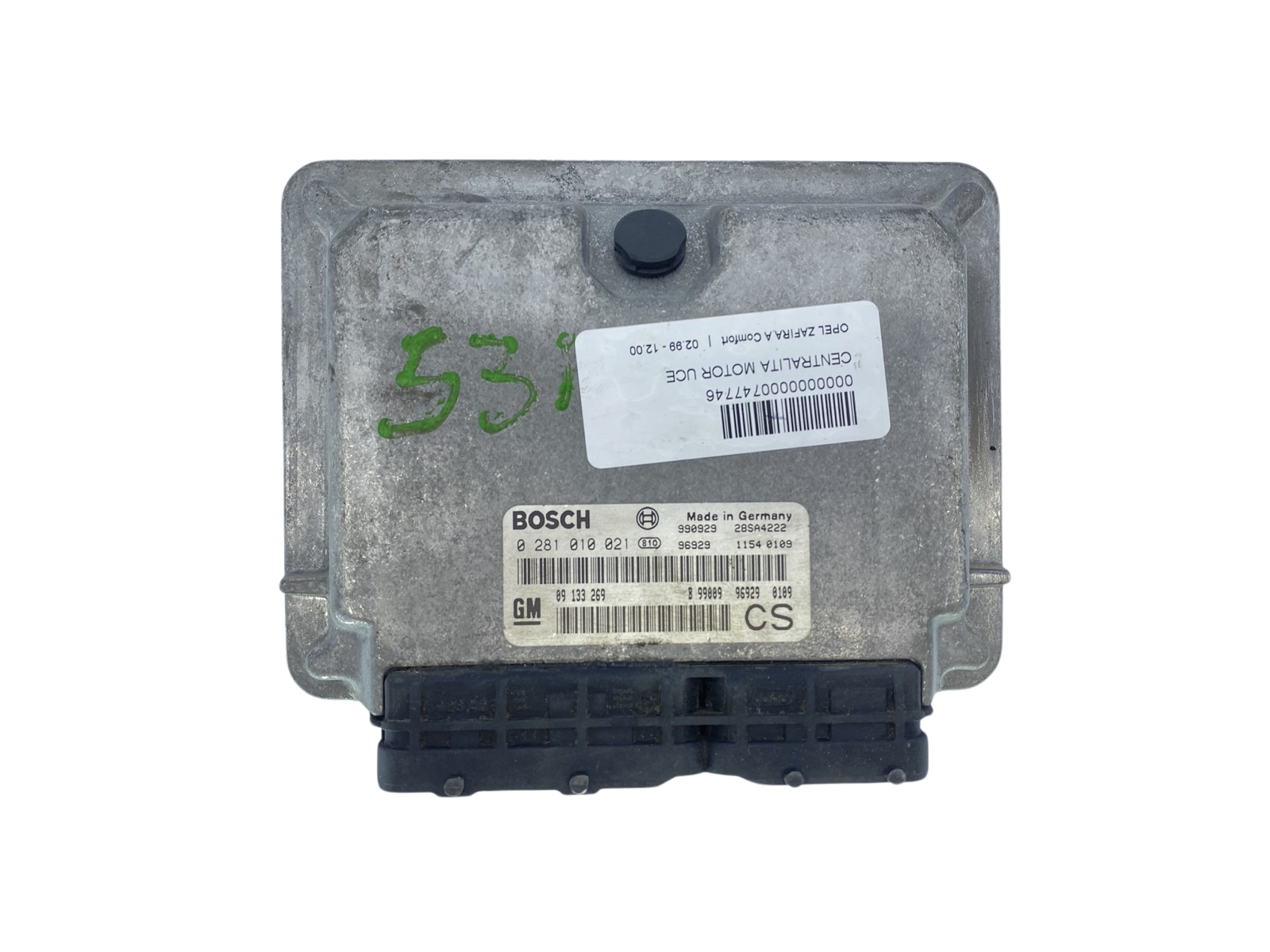 Ohjausyksikkö 09133269 0281010021 28SA4222 Opel Bosch 63672 main product photo