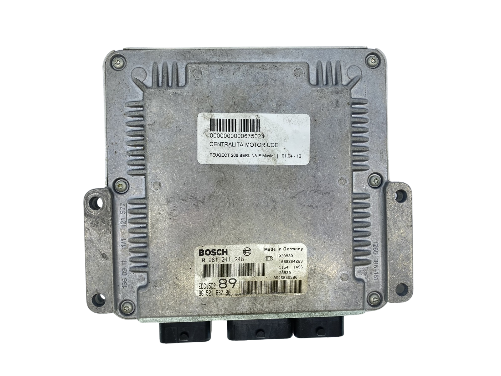 Ohjausyksikkö 0281011248 9652183780 9646850580 PSA Bosch 63375 main product photo