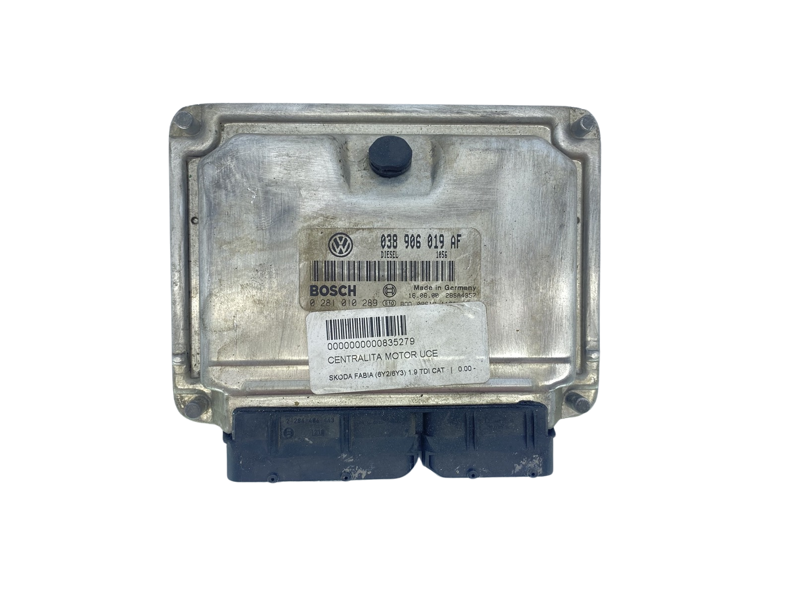 Ohjausyksikkö 038906019AF 0281010289 Skoda Bosch 62655 main product photo
