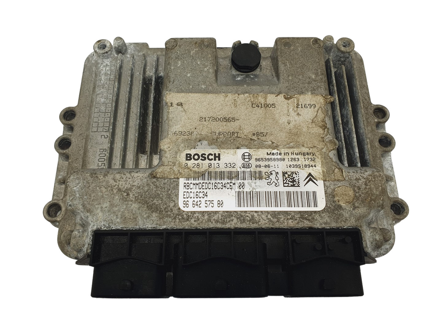 Ohjausyksikkö 0281013332 9664257580 9653958980 EDC16C34 PSA Bosch 68364 main product photo