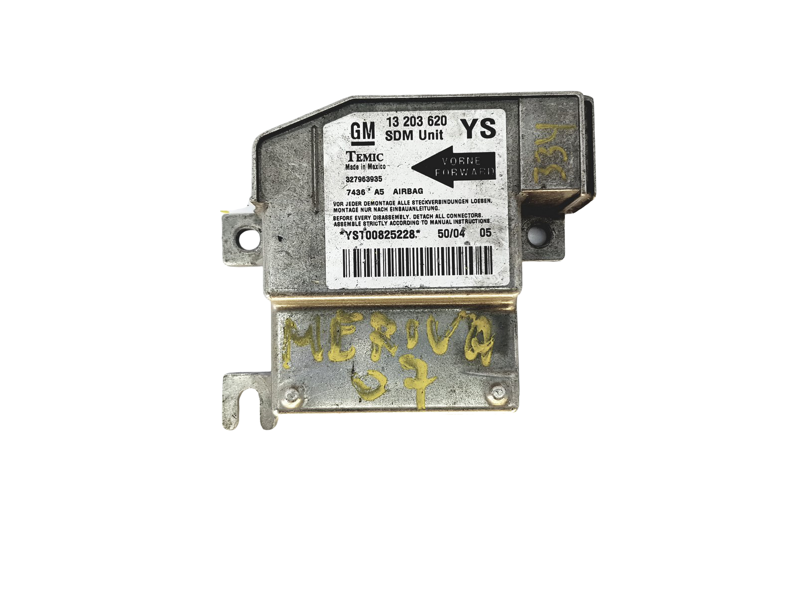 Ohjausyksikön moduuli Opel 13203620 327963935 Temic 23146 main product photo