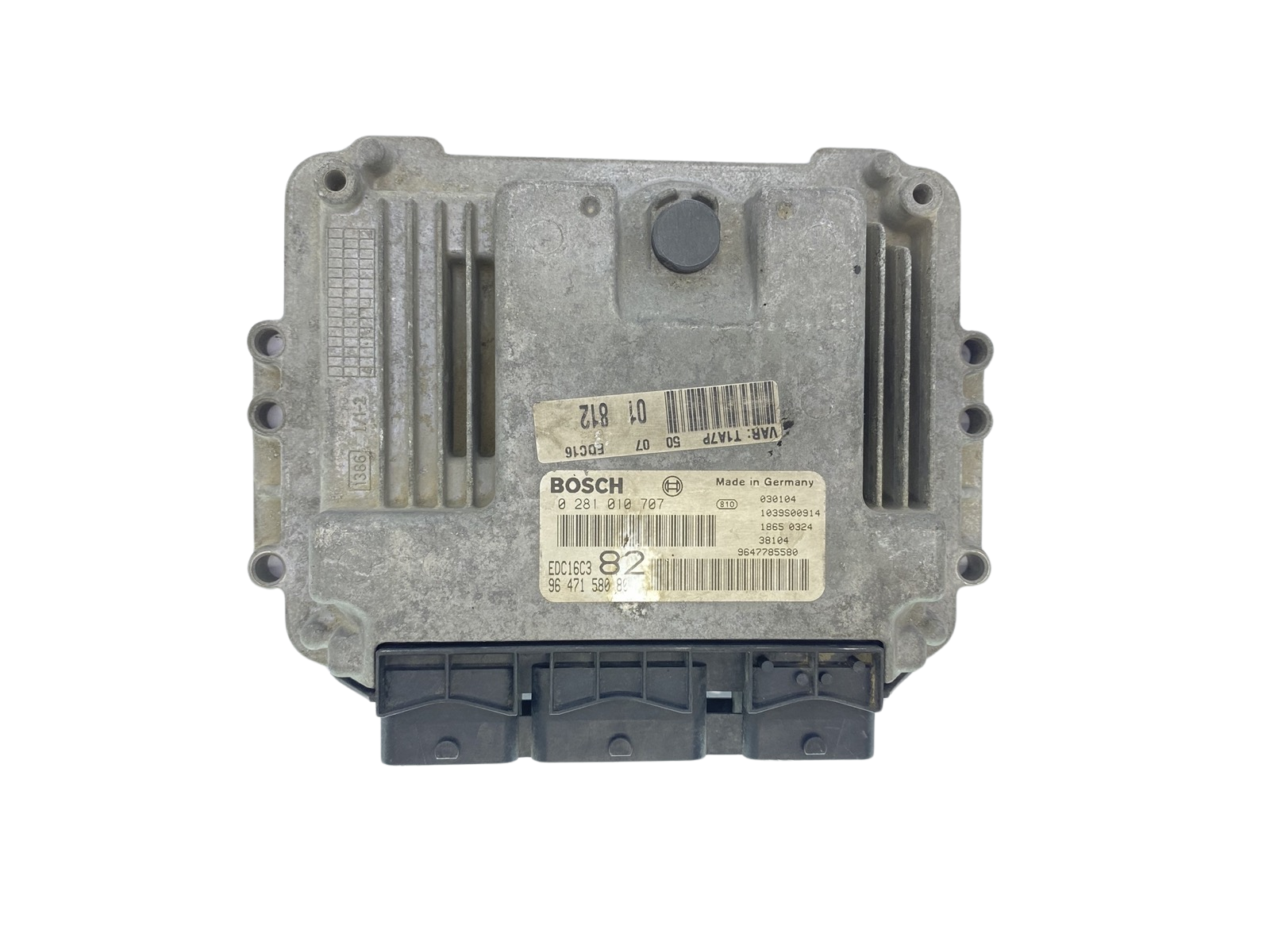 Ohjausyksikkö 0281010707 9647158080 9647785580 PSA Bosch 63570 main product photo