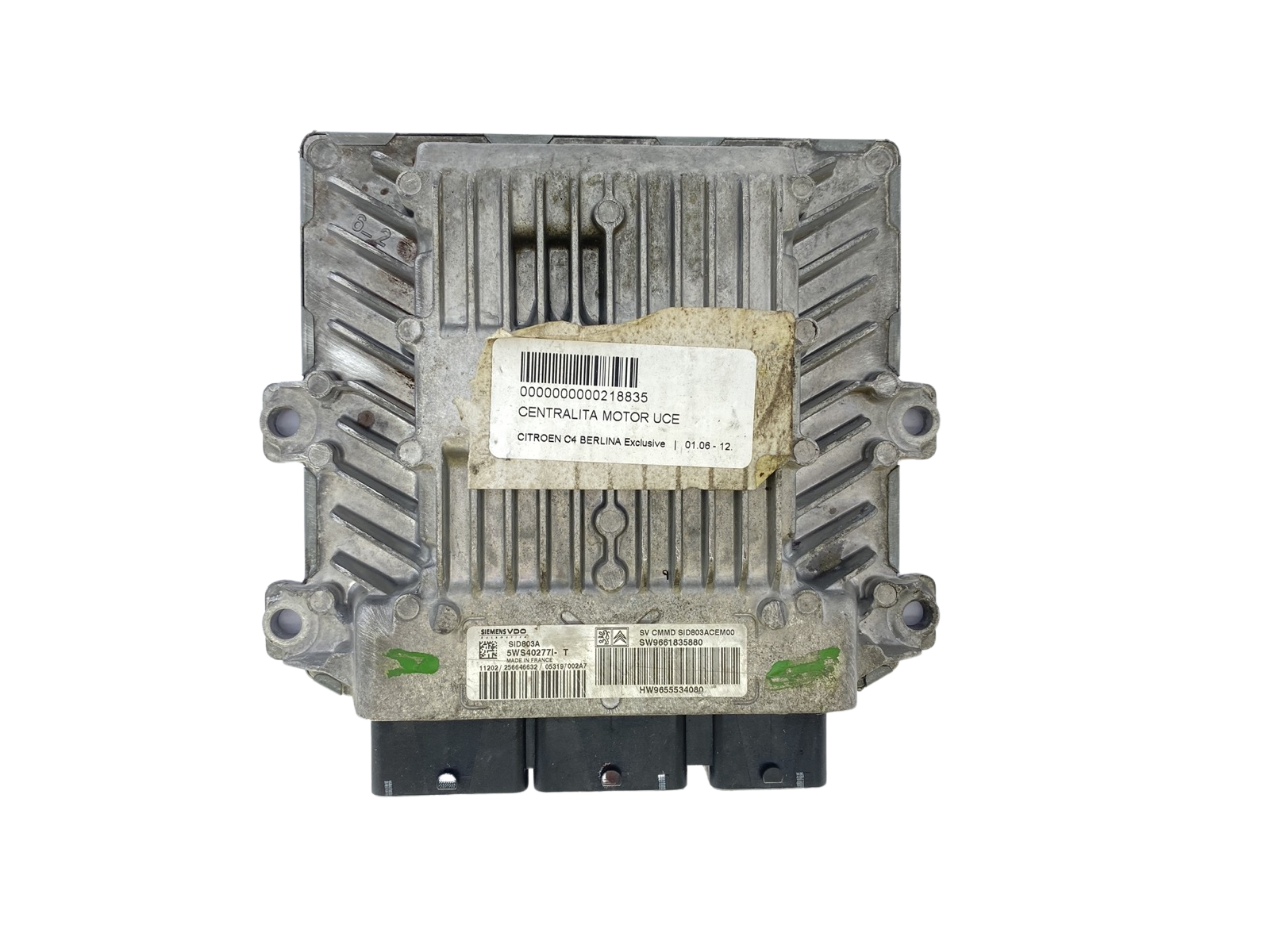 Ohjausyksikkö 9655534080 9661835880 5WS40277I-T PSA Siemens 60320 main product photo