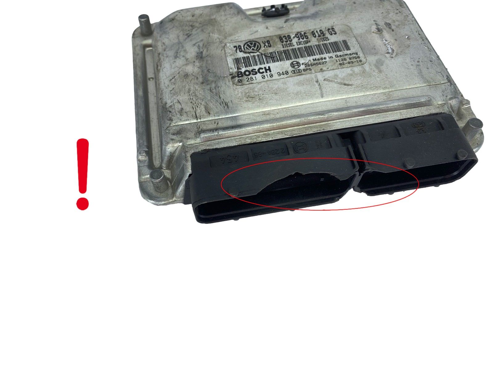 Ohjausyksikkö 038906019GS 0281010940 VW Audi Bosch 61710 main product photo