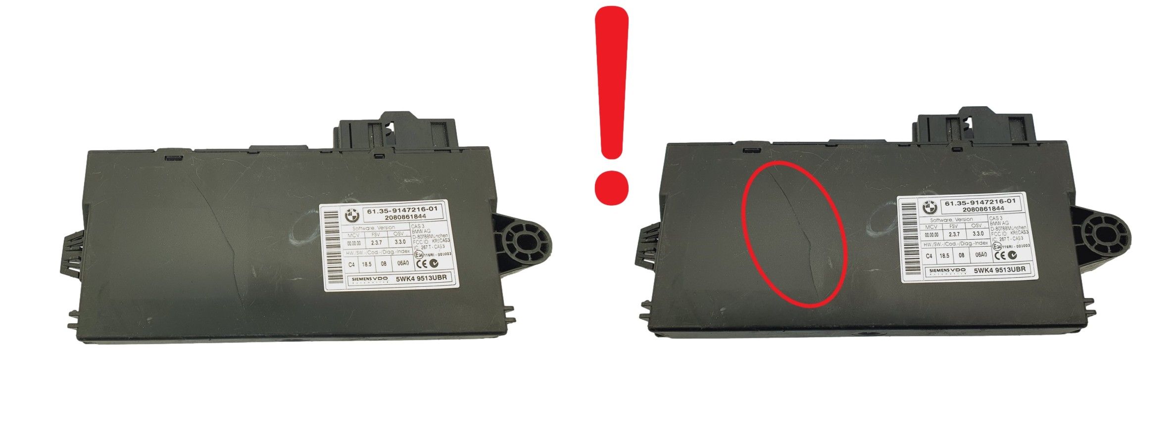 Ohjausyksikkö 61.35-9147216-01 5WK49513UBR BMW Siemens main product photo