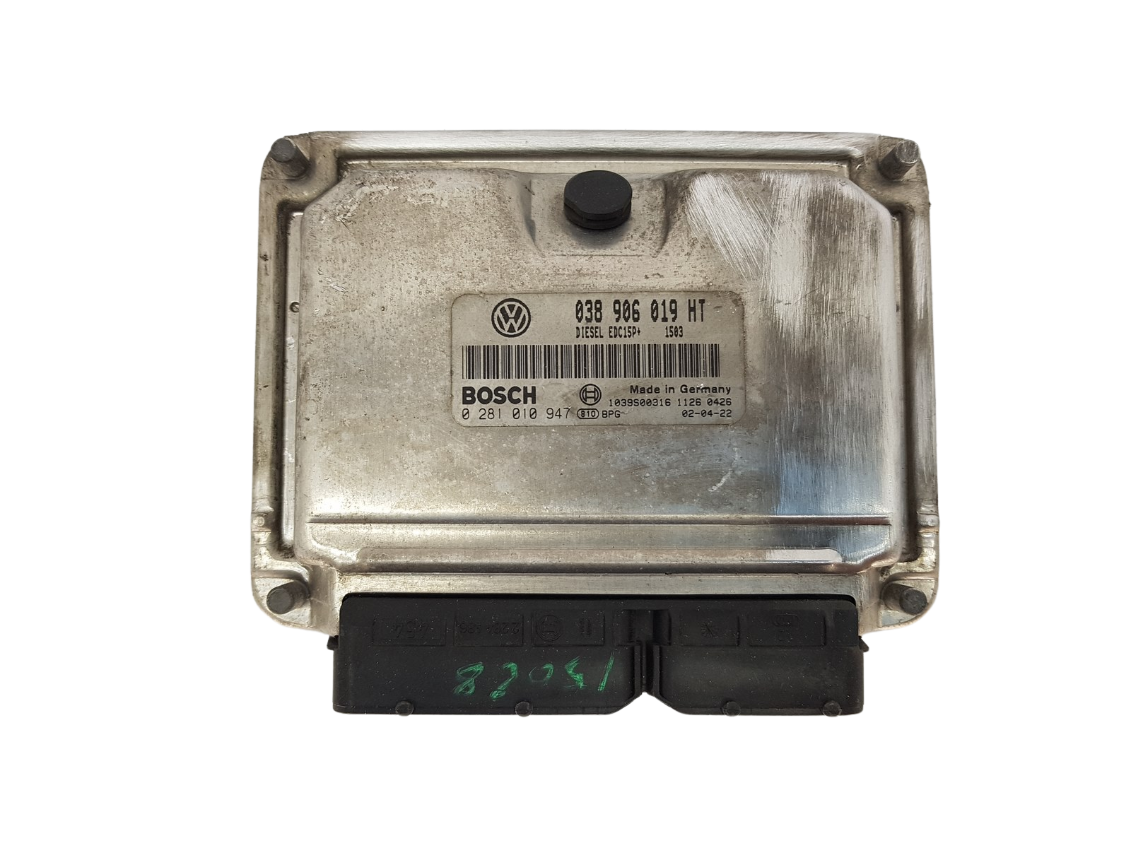 Ohjausyksikkö 038906019HT 0281010947 VW Skoda Seat Bosch 3107 main product photo