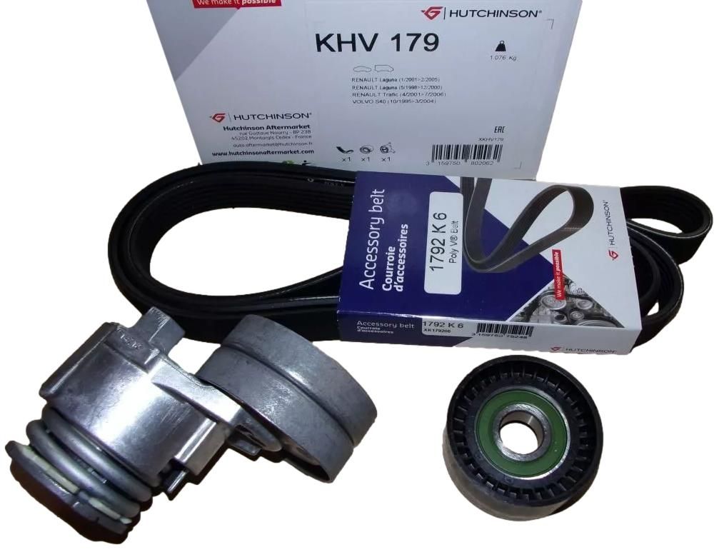 Käyttöhihnan Kiristin Tee Renault KHV179 117208353R Hutchinson main product photo
