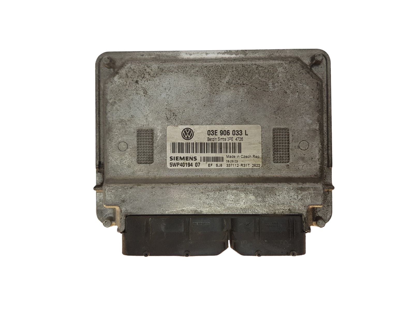 Ohjausyksikkö 03E906033L 5WP40194 07 VW Siemens 30716 main product photo