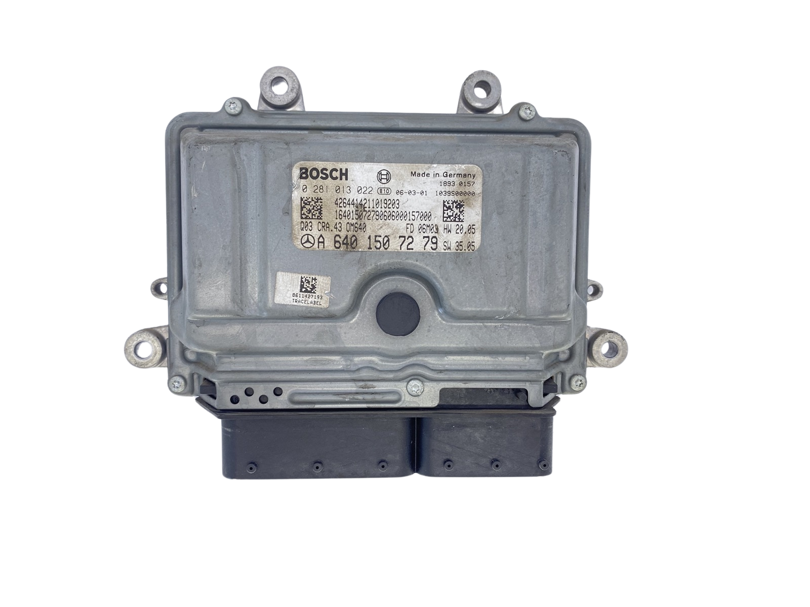 Ohjausyksikkö A6401507279 0281013022 Mercedes Bosch 60804 main product photo