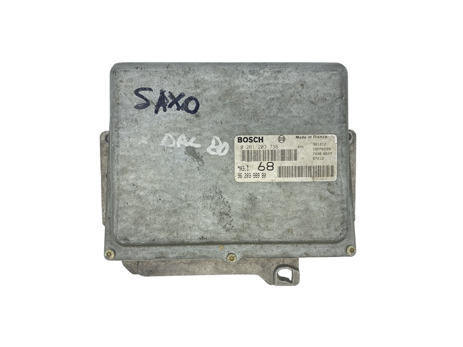 Ohjausyksikkö 0261203736 9620398980 MA3.1 PSA Bosch 57181 main product photo