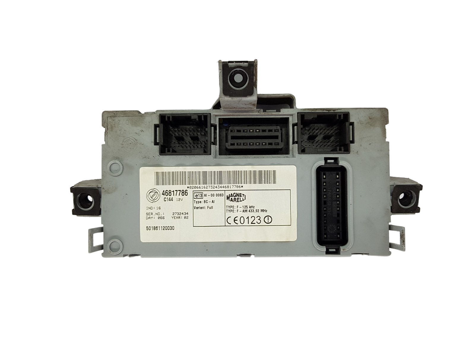 Mukavuustoimintojen Ohjausyksikkö Fiat 46817786 501861120030 Delphi 18898 main product photo