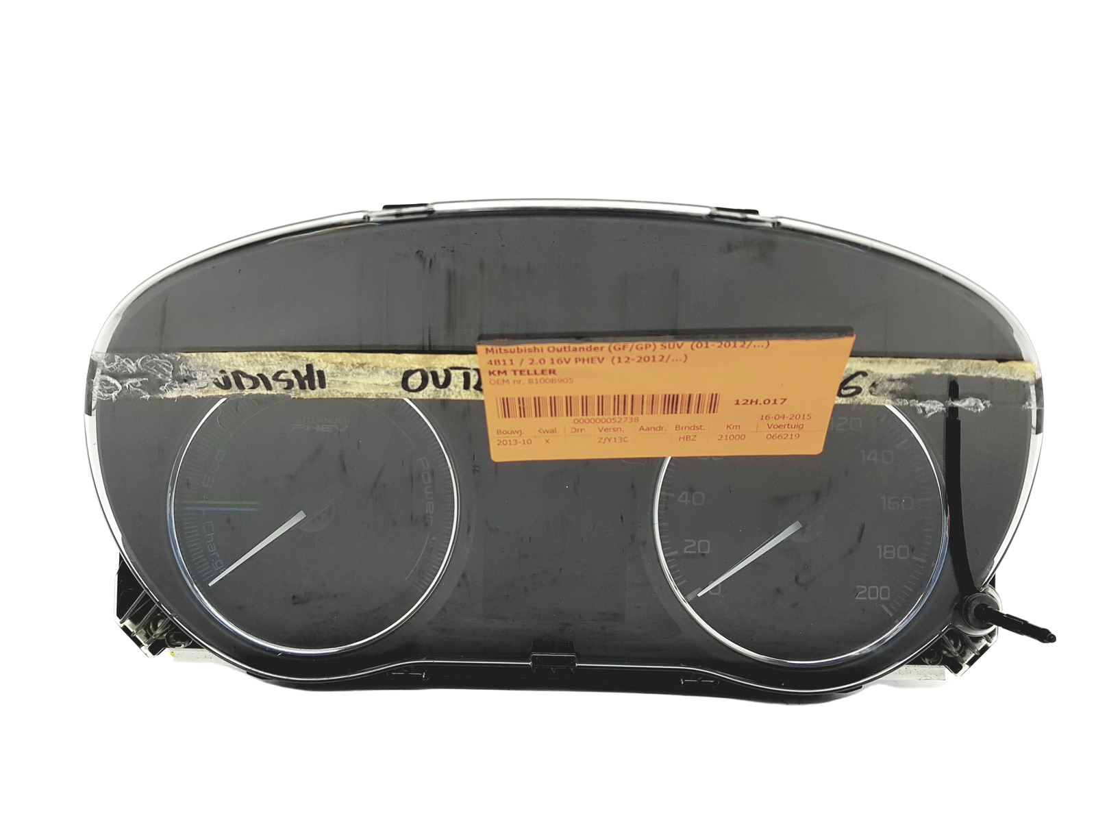 Kierroslukumittari Mitsubishi Outlander 8100B905 0T34539 52329 main product photo