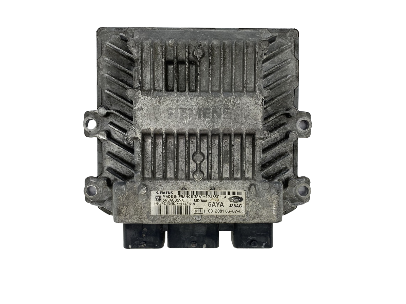 Ohjausyksikkö 3S61-12A650-LA 5WS40069A-T 5AYA SID 804 Ford Siemens 52992 main product photo
