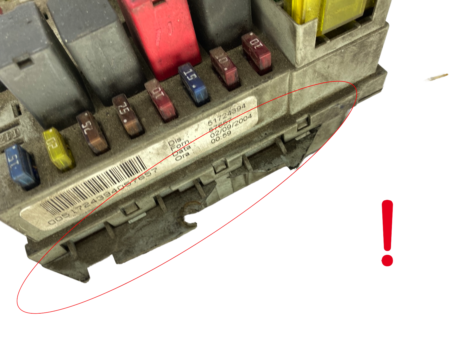 Sulaketaulu 51724394 0051724394057657 Alfa Romeo Delphi 58145 main product photo