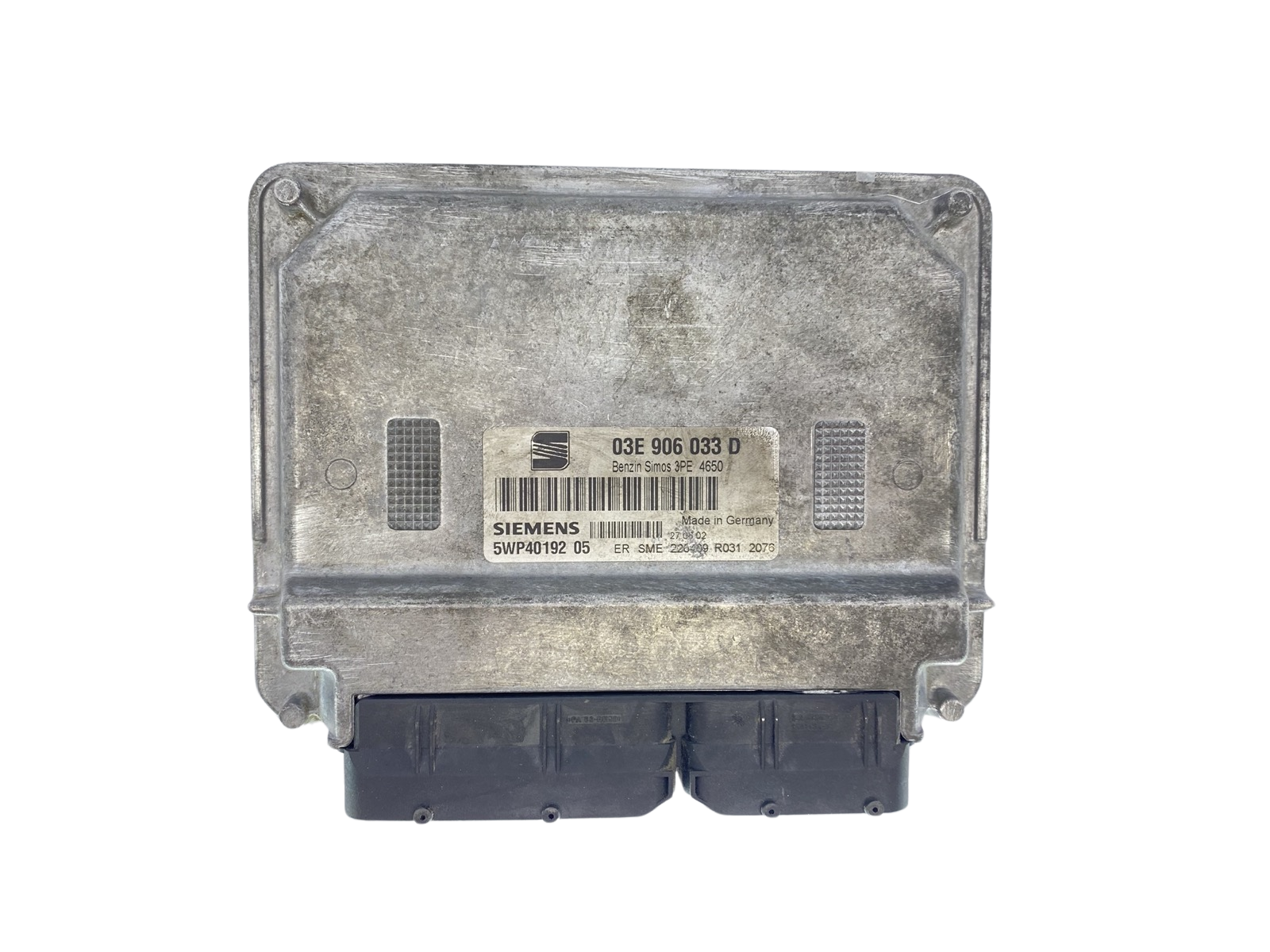 Ohjausyksikkö 03E906033D 5WP40192 05 Seat Siemens 63288 main product photo