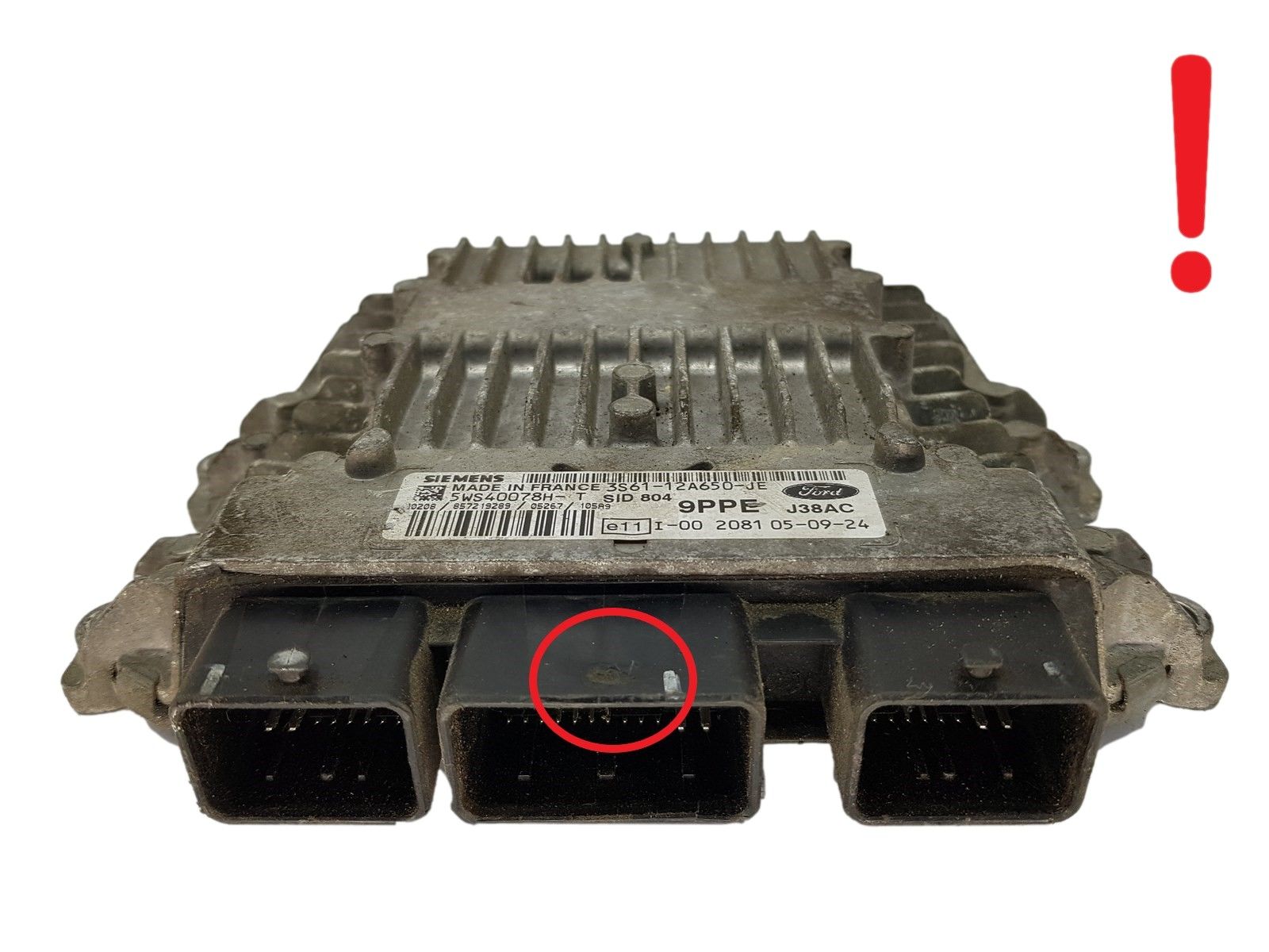 Ohjausyksikkö 3S61-12A650-JE 5WS40078H-T SID 804 Ford Siemens 14824 main product photo
