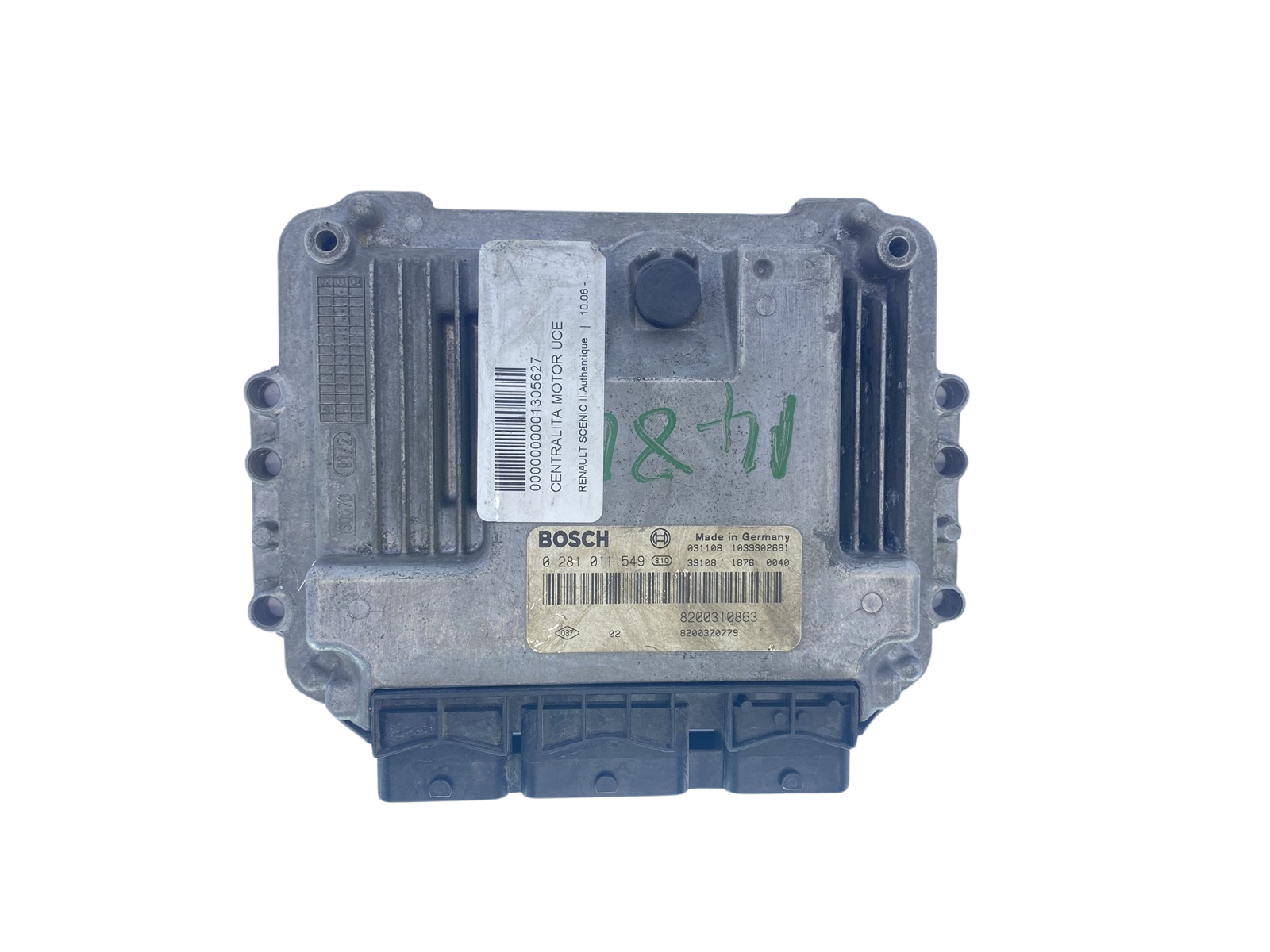 Ohjausyksikkö 0281011549 8200310863 8200370779 Renault Bosch 63025 main product photo