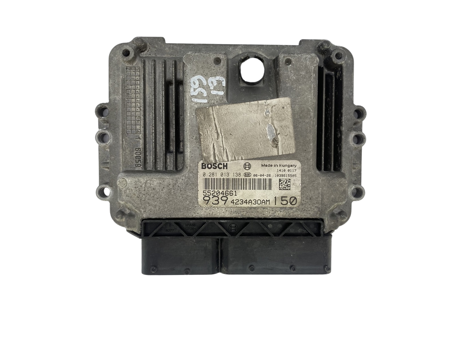 Ohjausyksikkö 55204661 0281013138 4234A30AM Alfa Romeo Bosch 52720 main product photo