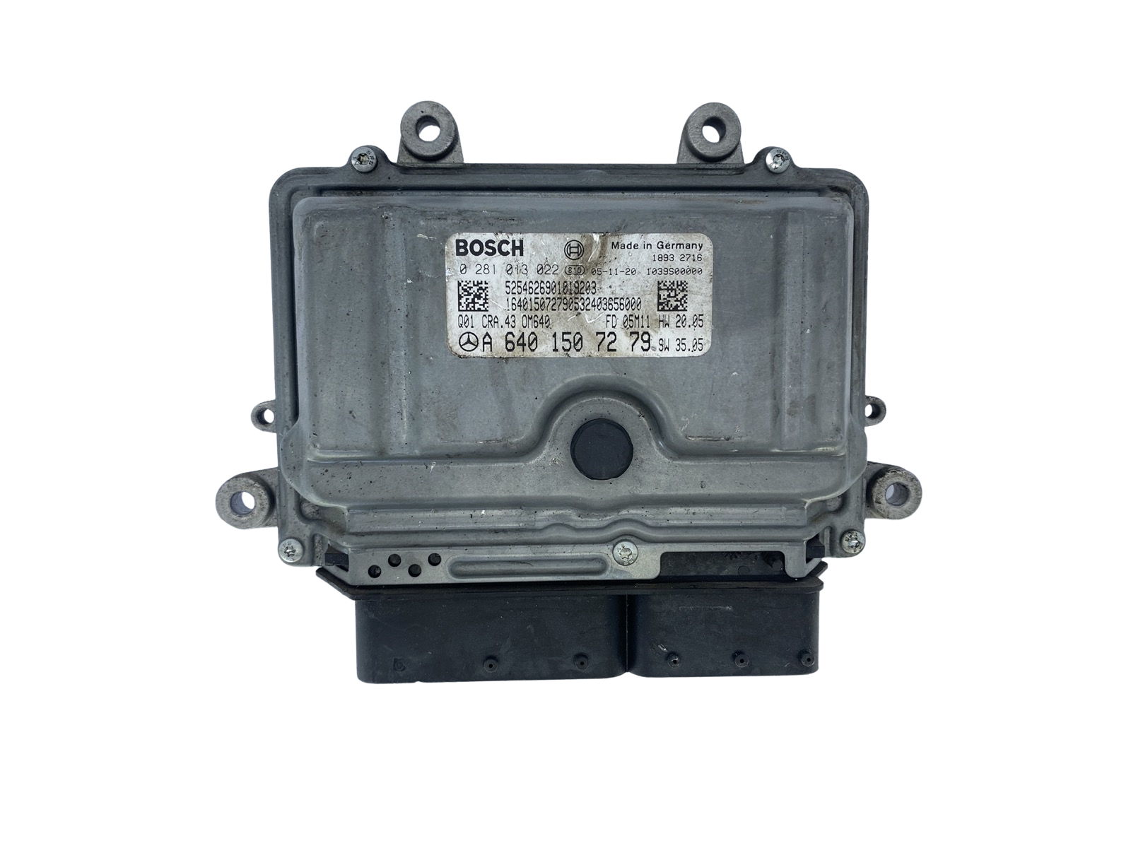 Ohjausyksikkö A6401507279 0281013022 Mercedes Bosch 51177 main product photo