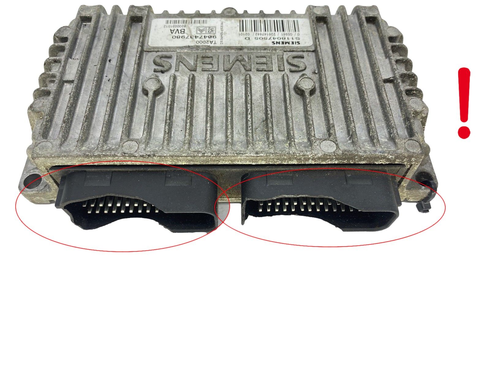 Ohjausyksikkö S118047505D 9647437980 TA2000 PSA Siemens 57459 main product photo