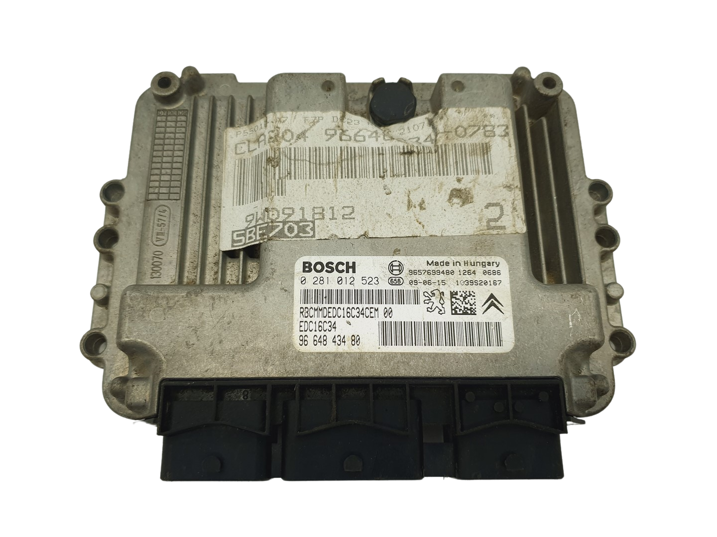 Ohjausyksikkö 0281012523 9664843480 9657699480 PSA Bosch 68290 main product photo