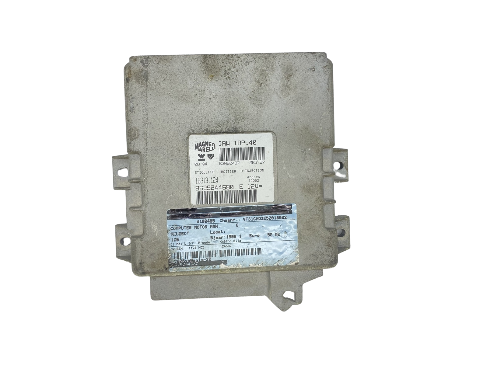 Ohjausyksikkö 9629244680 IAW1AP.40 16313.124 PSA Magneti Marelli 57375 main product photo