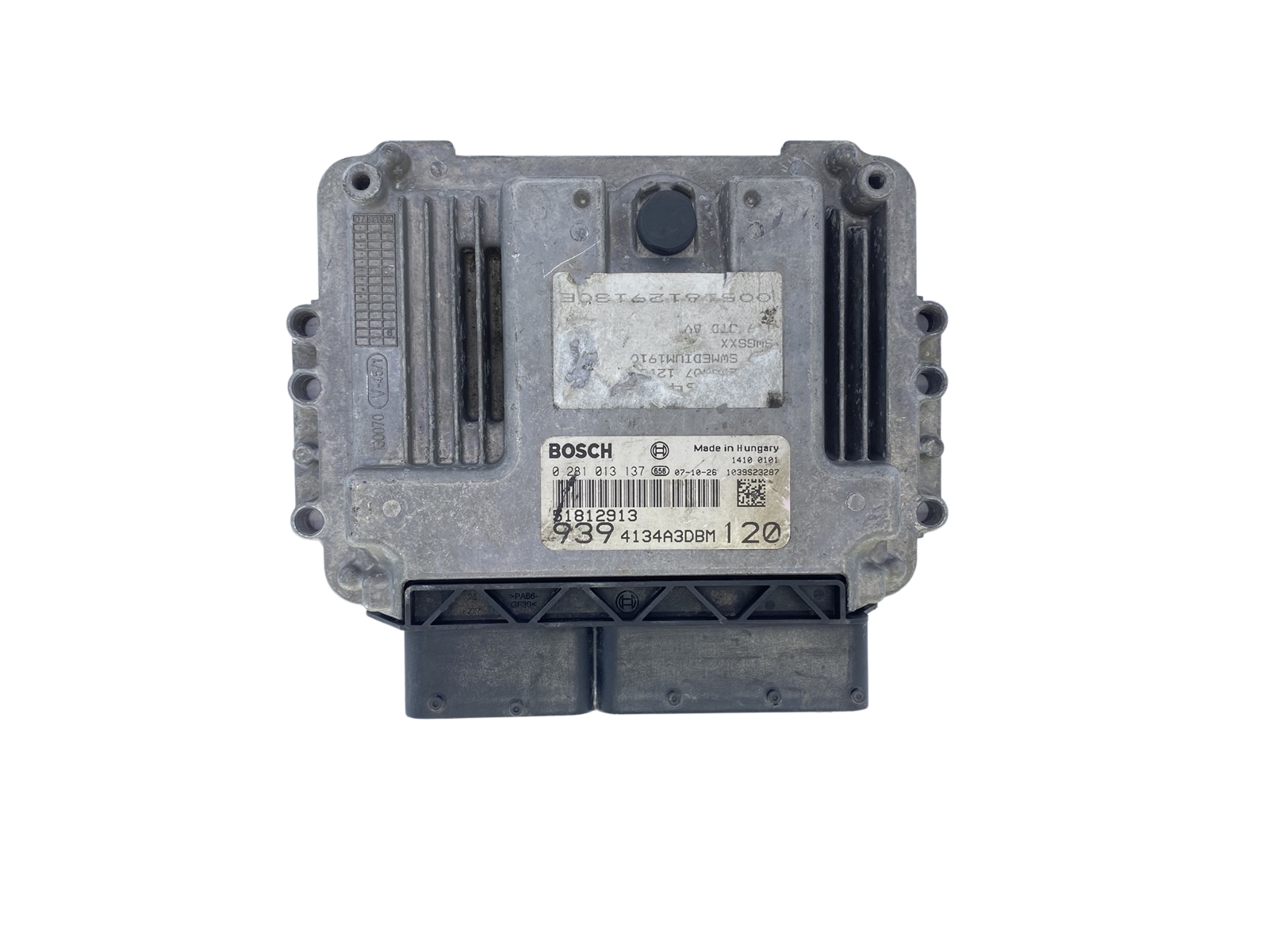 Ohjausyksikkö 51812913 0281013137 4134A3DBM Alfa Romeo Bosch 60018 main product photo