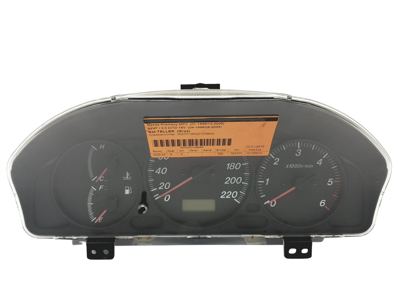 Kierroslukumittari Mazda Premacy WHCB16D WH CB16 D main product photo