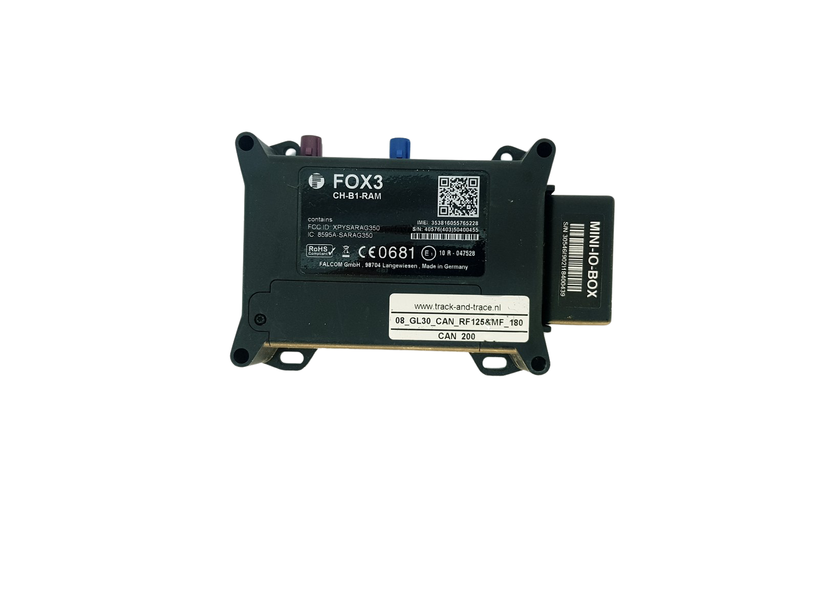 Ohjausyksikön moduuli FOX3 10R-047528 XPYSARAG350 8595A-SARAG350 main product photo