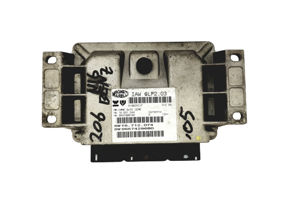 Ohjausyksikkö 9657429680 16.712.074 IAW6LP2.03 PSA Magneti Marelli 16624 main product photo