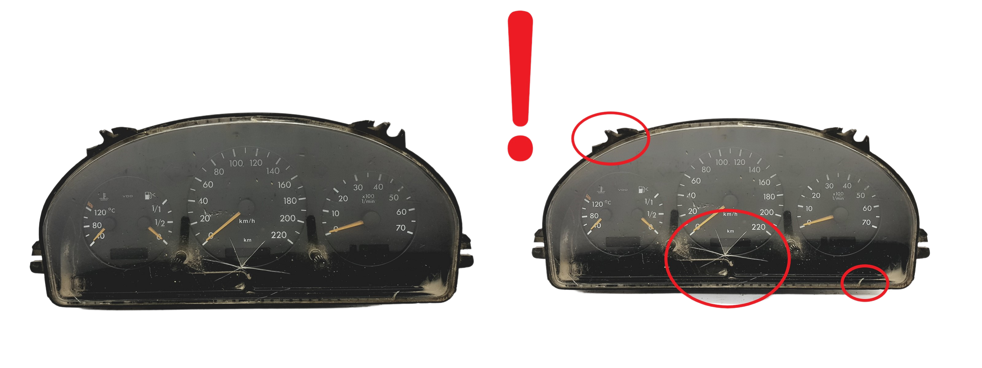 Kierroslukumittari Mercedes ML W163 A1635400711 VDO 58939 main product photo