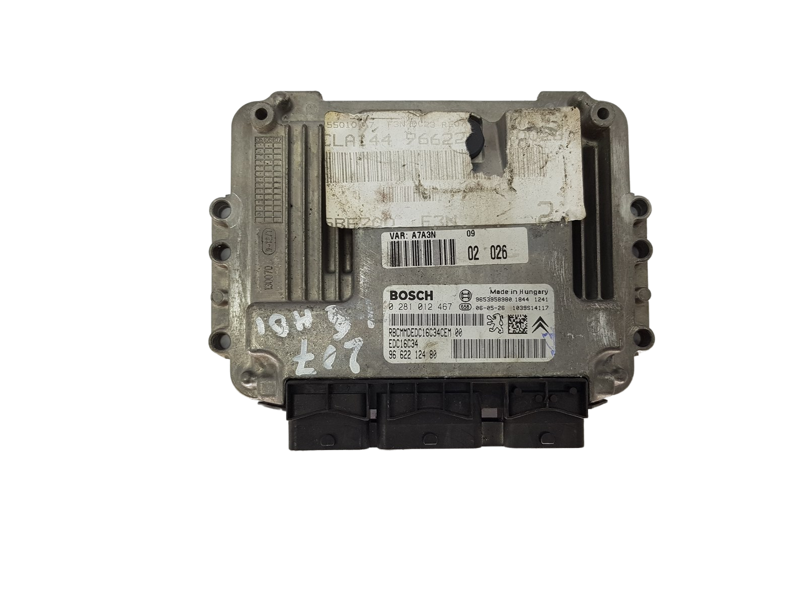 Ohjausyksikkö PSA 0281012467 9662212480 9653958980 Bosch 18675 main product photo