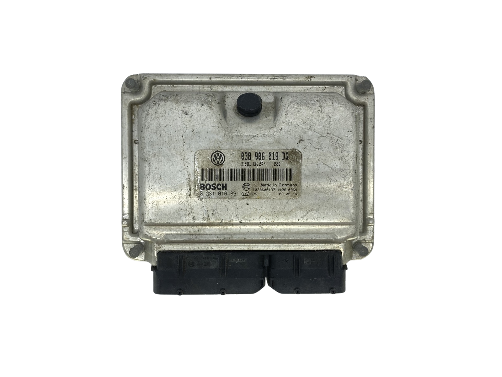 Ohjausyksikkö 038906019DQ 0281010891 VW Seat Bosch 57251 main product photo