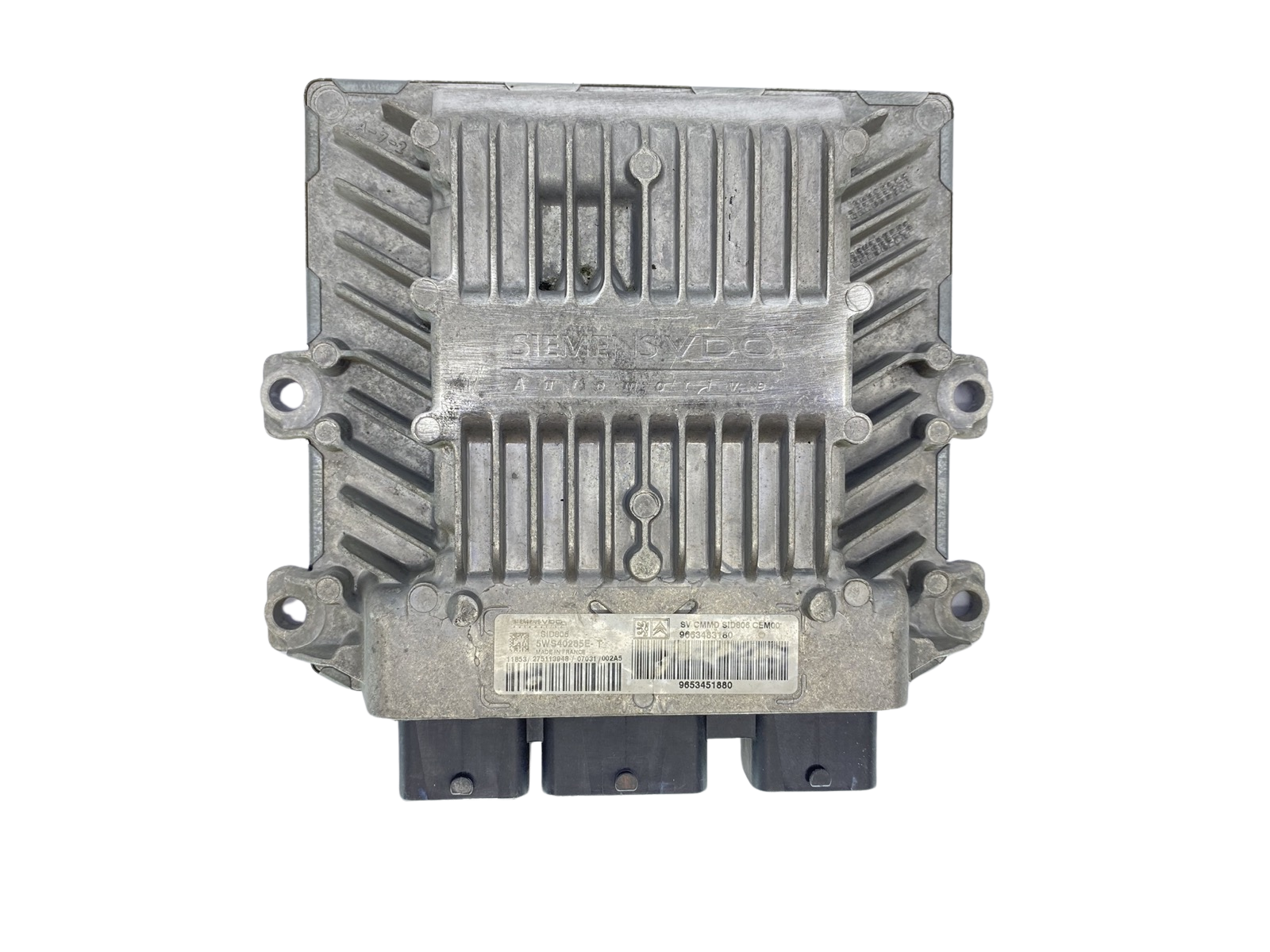 Ohjausyksikkö 9663483180 9653451880 5WS40285E-T SID806 PSA Siemens 63951 main product photo