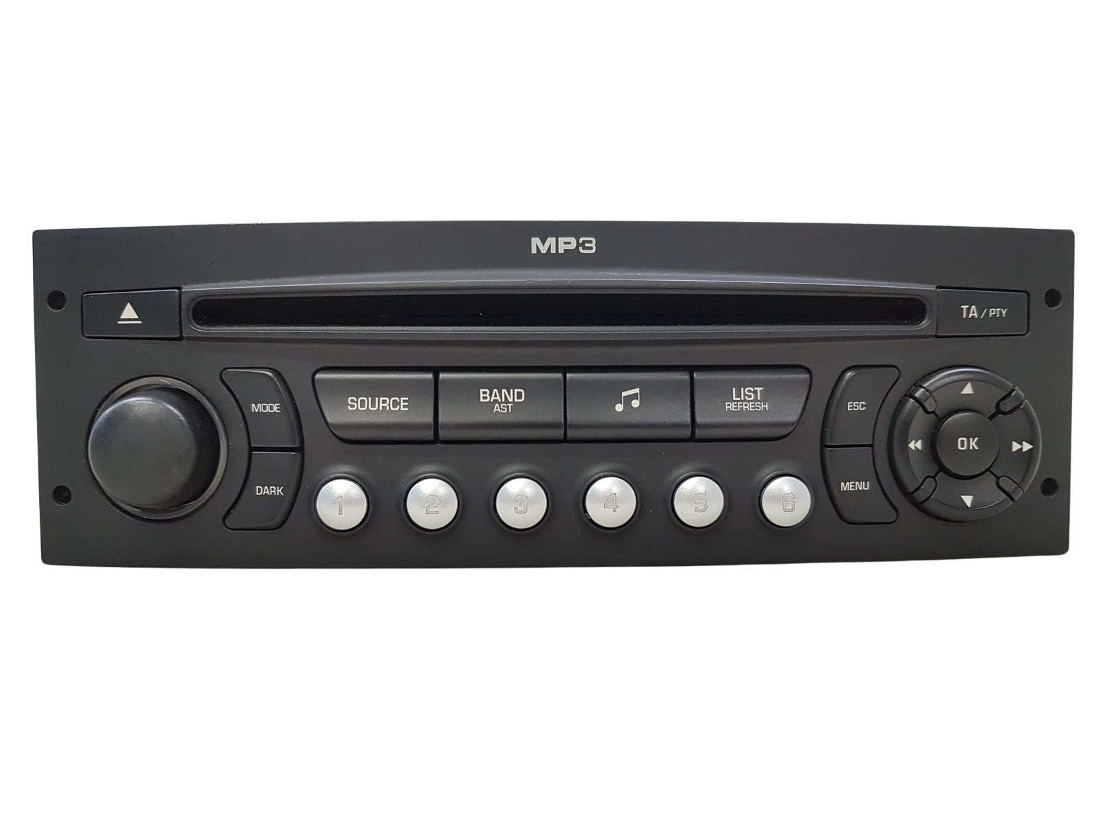 Radio Cd Mp3 Soitin Citroen Peugeot 96643698XT A2C53250038 Siemens VDO 1303 main product photo