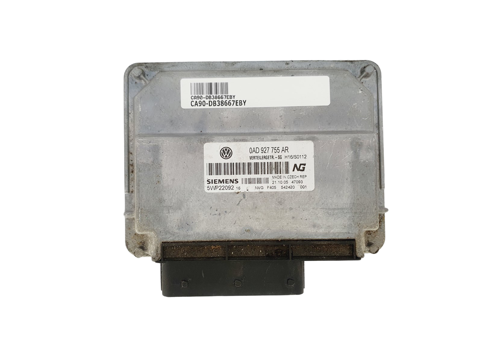 Ohjausyksikkö 0AD927755AR 5WP22092 16 VW Siemens main product photo