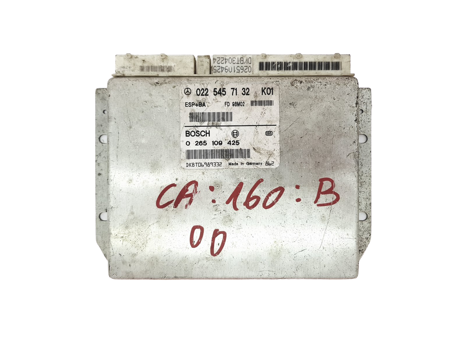 Ohjausyksikkö ESP Mercedes 0225457132 0265109425 Bosch 25335 main product photo