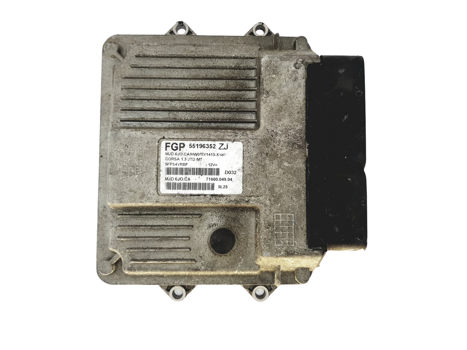 Ohjausyksikkö FGP 55196352 ZJ MJD 6JO.CA Opel Magneti Marelli 27258 main product photo