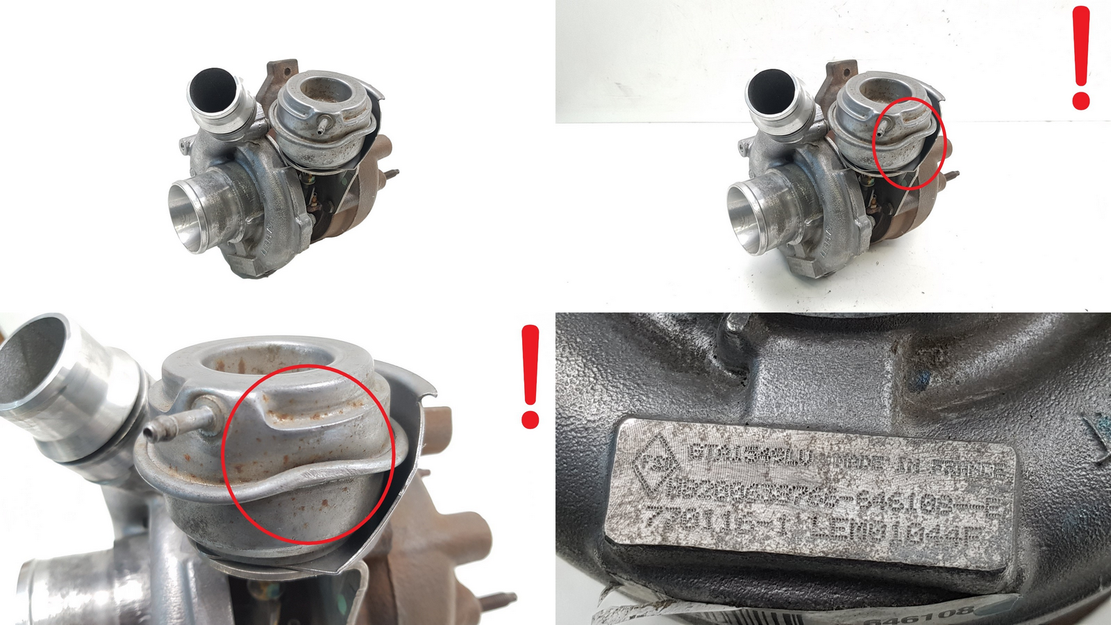 Turboahdin 8200646108 GTA1549LV Garrett 770116-1 2.0 dCi Renault Laguna 3 main product photo