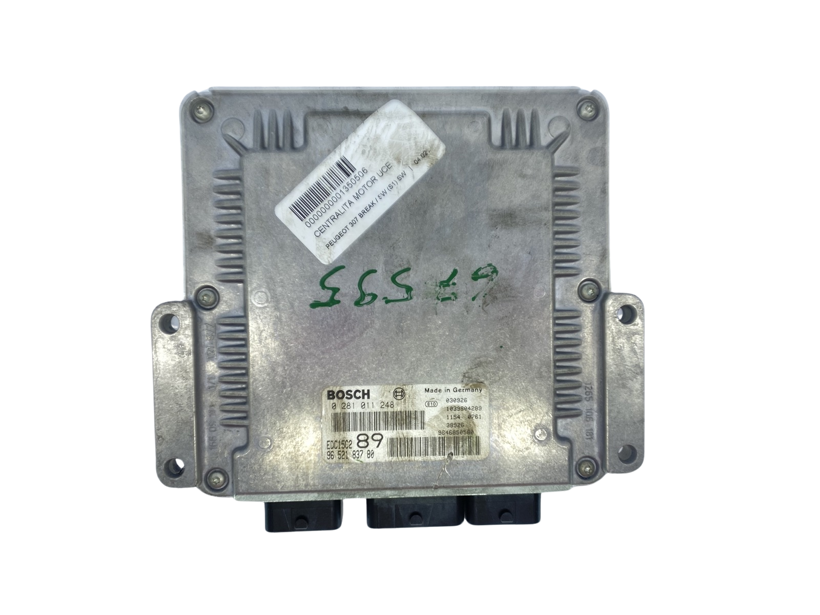 Ohjausyksikkö 0281011248 9652183780 9646850580 PSA Bosch 63122 main product photo