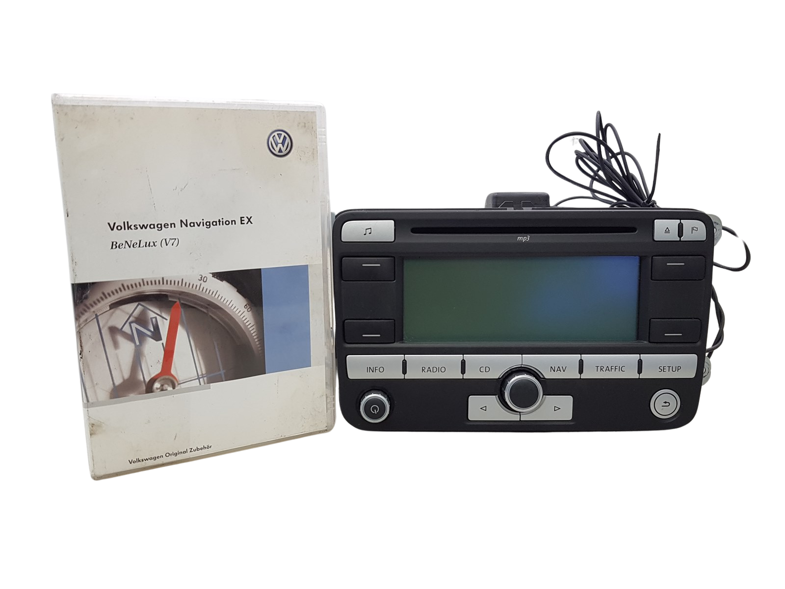Radio Cd Mp3 Soitin Navi VW Golf 1K0035191D 7612002044 BeNeLux V7 main product photo