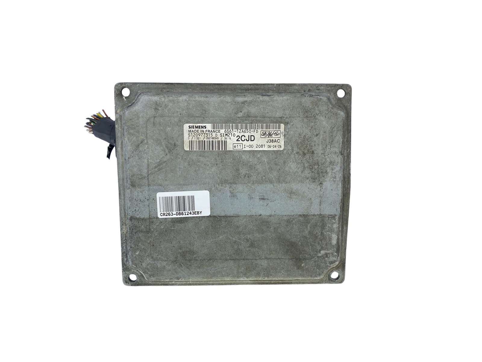 Ohjausyksikkö Ford 6S61-12A650-FD S120977315D 2CJD Siemens 61243 main product photo